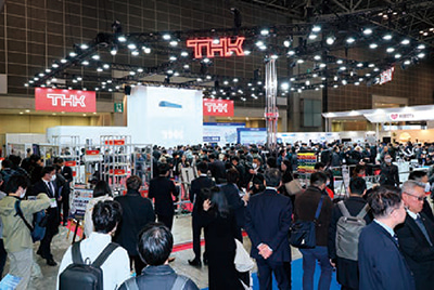 来場者でにぎわうTHKのブース